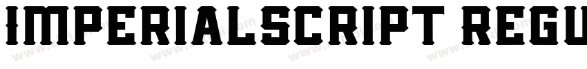 ImperialScript Regul字体转换